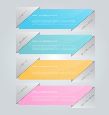 İş infographics şablonu tanıtım, eğitim için