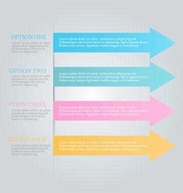 İş infographics şablonu tanıtım, eğitim için