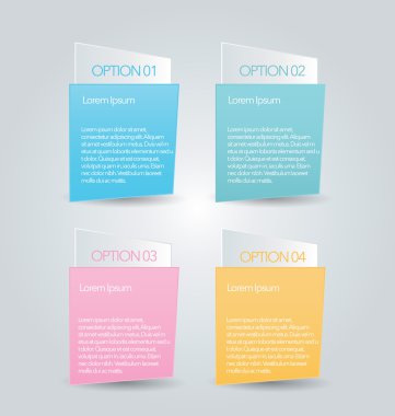 İş infographics şablonu tanıtım, eğitim için