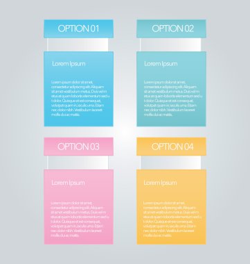 İş infographics şablonu tanıtım, eğitim için