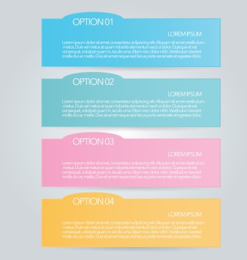 İş infographics şablonu tanıtım, eğitim için