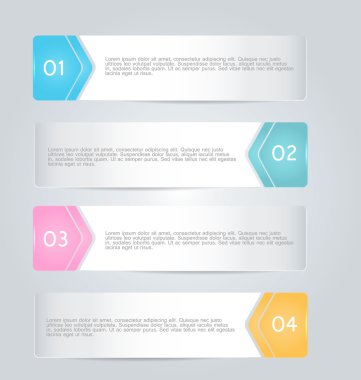 İş infographics şablonu tanıtım, eğitim için