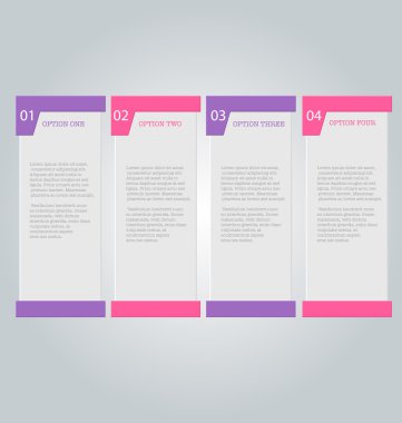 İş infographics şablonu tanıtım, eğitim için