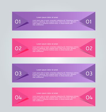 İş infographics şablonu tanıtım, eğitim için