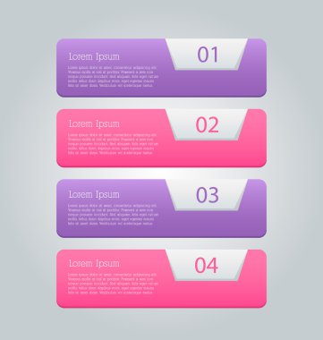 İş infographics şablonu tanıtım, eğitim için