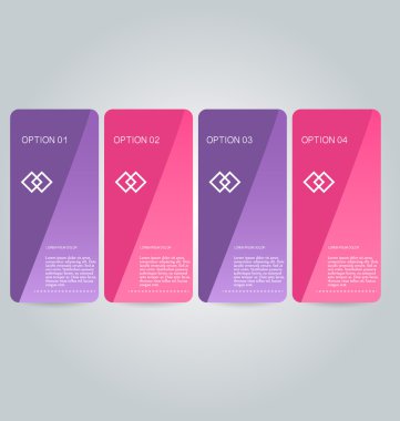 İş infographics şablonu tanıtım, eğitim için