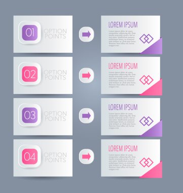 İş infographics şablonu tanıtım, eğitim için