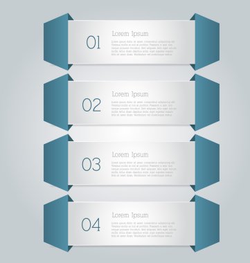 İş infographics şablonu tanıtım, eğitim için