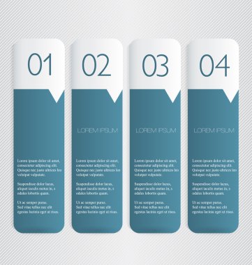 İş infographics şablonu tanıtım, eğitim için