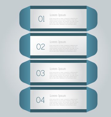 İş infographics şablonu tanıtım, eğitim için