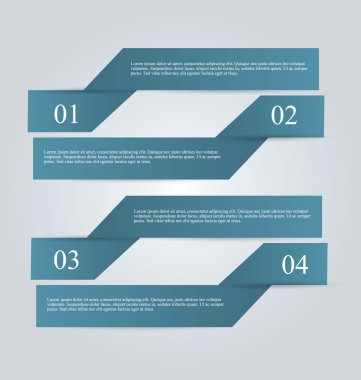 İş infographics şablonu tanıtım, eğitim için