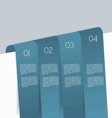 İş infographics şablonu tanıtım, eğitim için