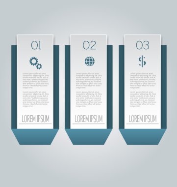 İş infographics şablonu tanıtım, eğitim için