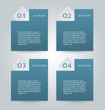 İş infographics şablonu tanıtım, eğitim için