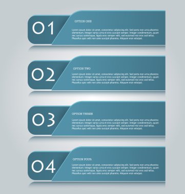 İş infographics şablonu tanıtım, eğitim için