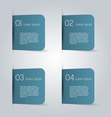 İş infographics şablonu tanıtım, eğitim için