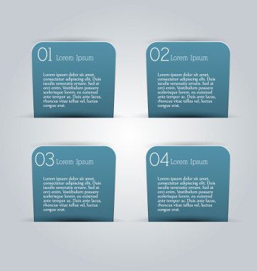 İş infographics şablonu tanıtım, eğitim için