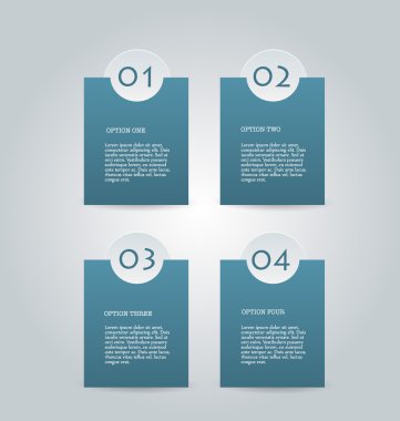 İş infographics şablonu tanıtım, eğitim için