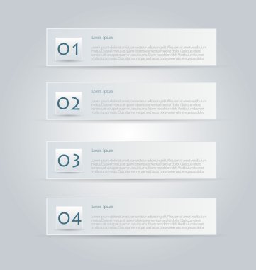 İş infographics şablonu tanıtım, eğitim için