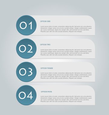 İş infographics şablonu tanıtım, eğitim için