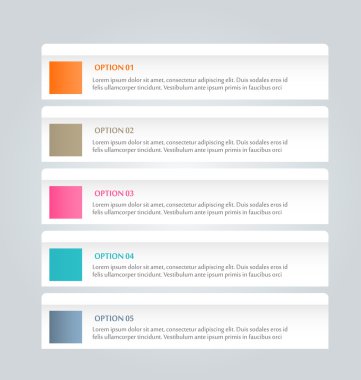 İş infographics şablonu tanıtım, eğitim için