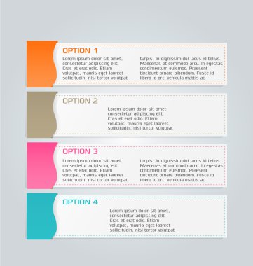 İş infographics şablonu tanıtım, eğitim için