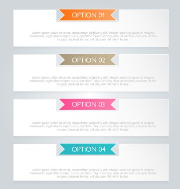 İş infographics şablonu tanıtım, eğitim için