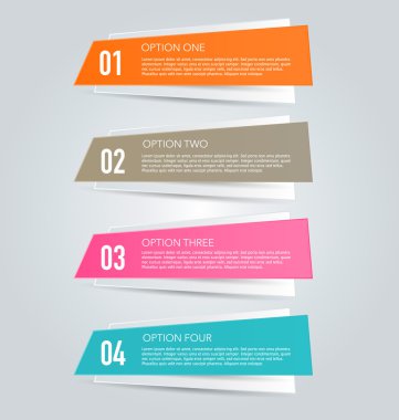 İş infographics şablonu tanıtım, eğitim için