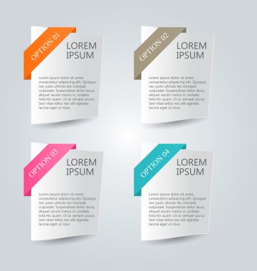 İş infographics şablonu tanıtım, eğitim için