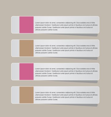 İş infographics şablonu tanıtım, eğitim için