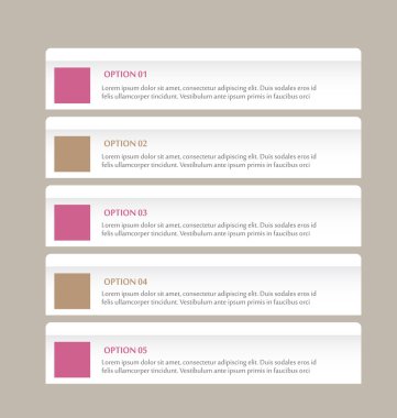 İş infographics şablonu tanıtım, eğitim için