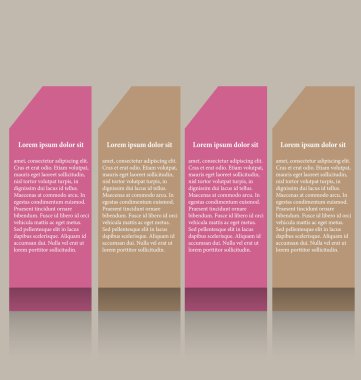 İş infographics şablonu tanıtım, eğitim için