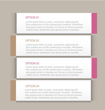 İş infographics şablonu tanıtım, eğitim için