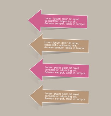 İş infographics şablonu tanıtım, eğitim için
