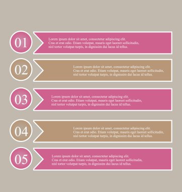 İş infographics şablonu tanıtım, eğitim için