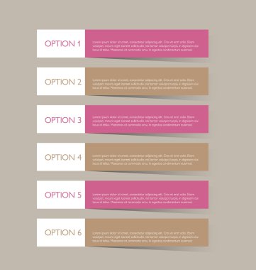 İş infographics şablonu tanıtım, eğitim için