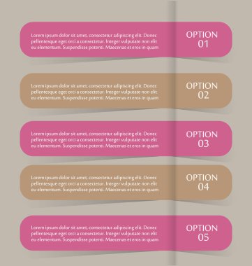 İş infographics şablonu tanıtım, eğitim için