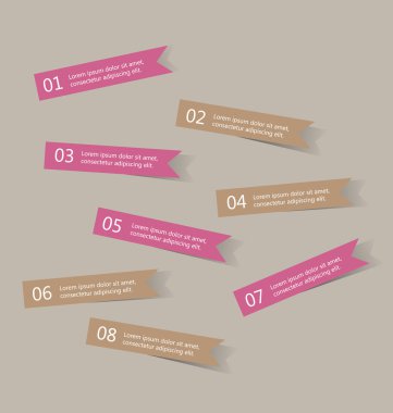 İş infographics şablonu tanıtım, eğitim için