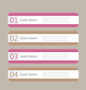 İş infographics şablonu tanıtım, eğitim için