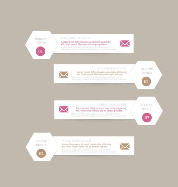 İş infographics şablonu tanıtım, eğitim için