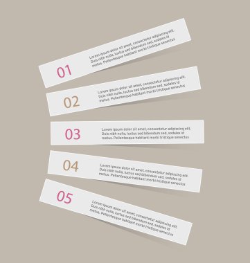 İş infographics şablonu tanıtım, eğitim için