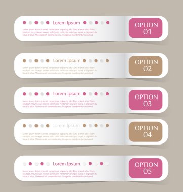 İş infographics şablonu tanıtım, eğitim için