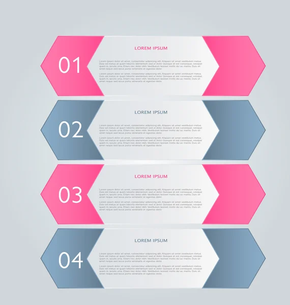 Modelo de infográficos para negócios, educação — Vetor de Stock