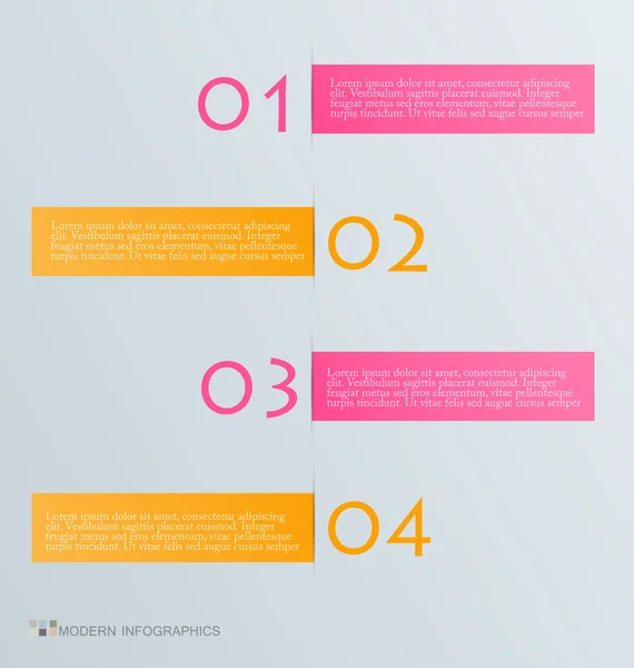 Infografik-Vorlage für Wirtschaft, Bildung — Stockvektor