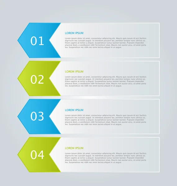 Plantilla de infografías para empresas, educación — Vector de stock