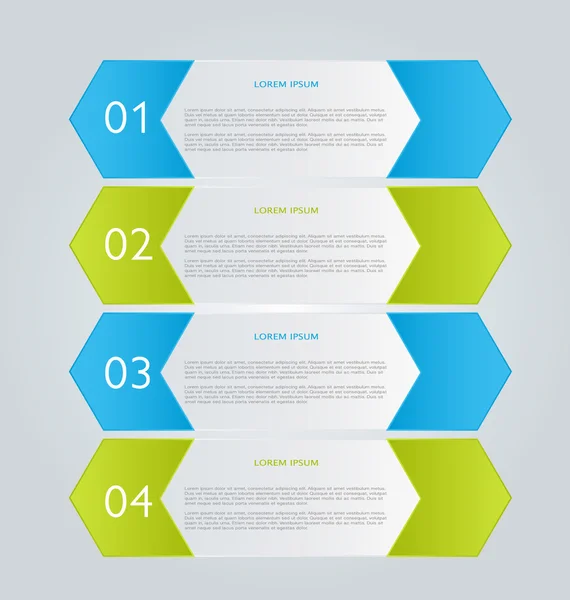 Modelo de infográficos para negócios, educação — Vetor de Stock