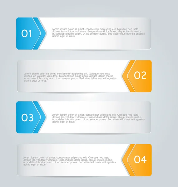 Modelo de infográficos para negócios, educação — Vetor de Stock