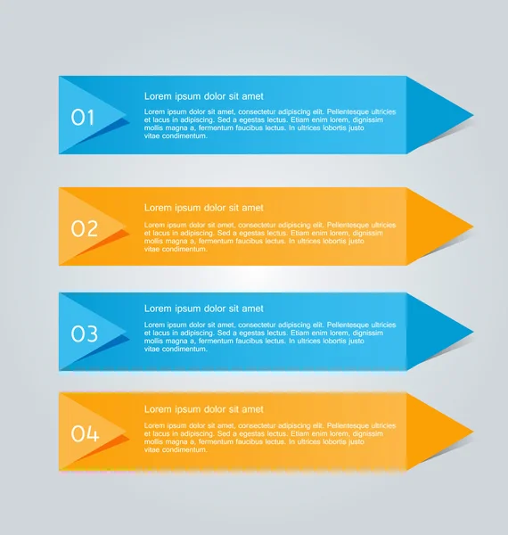 Plantilla de infografías para empresas, educación — Vector de stock