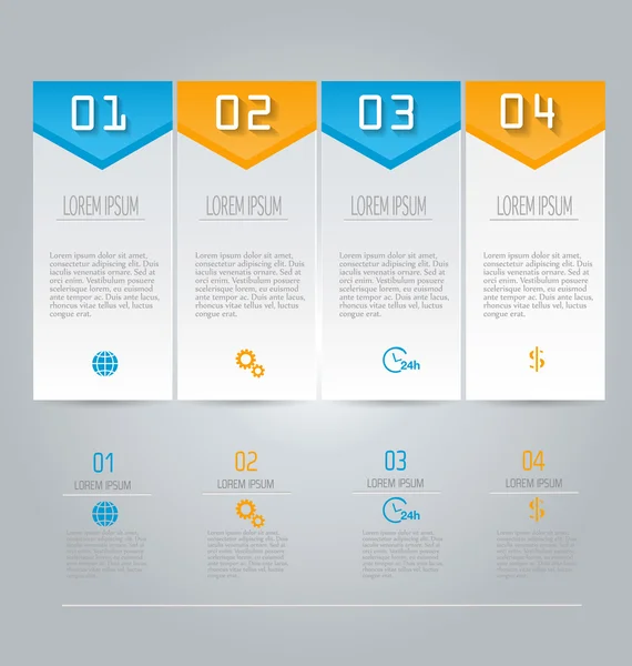 Infographics template for business, education — Stock Vector