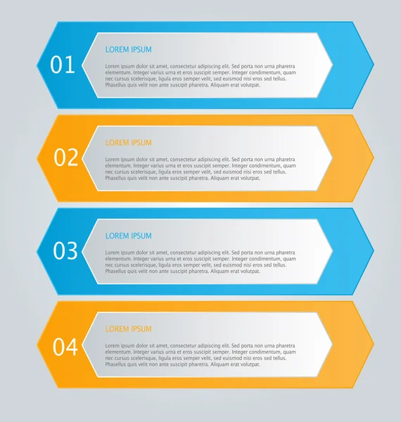 Plantilla de infografías para empresas, educación — Vector de stock